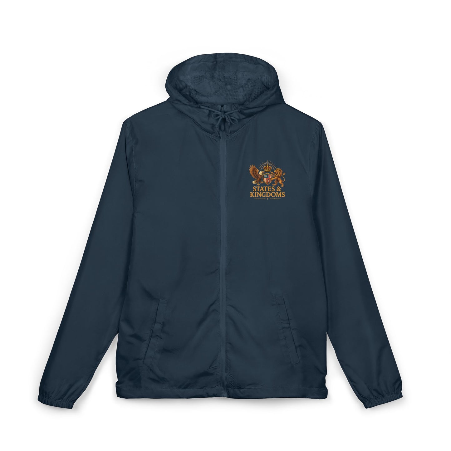 States & Kingdoms Official Logo Windbreaker – Eagle & Lion Cres