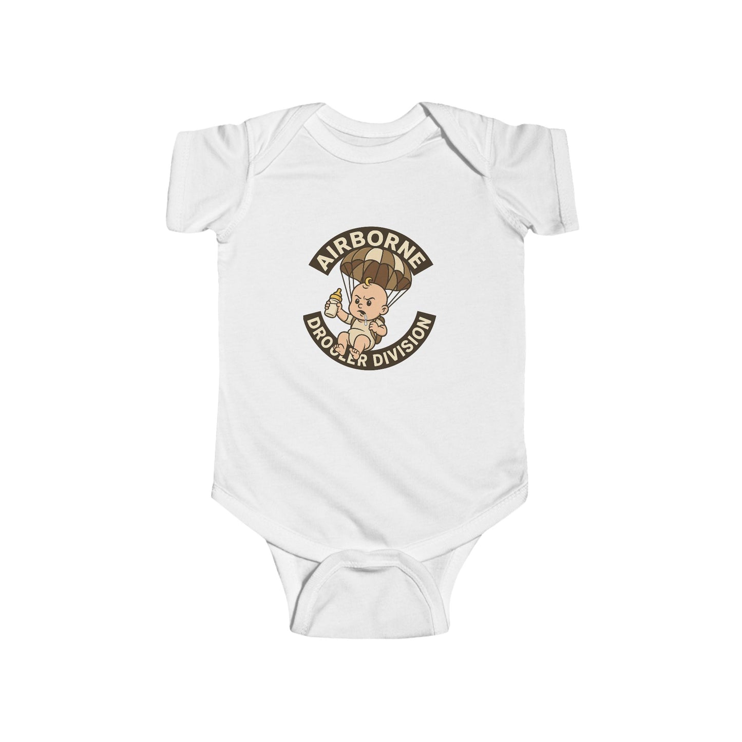 Airborne Drooler Division — Paratrooper Baby Tee