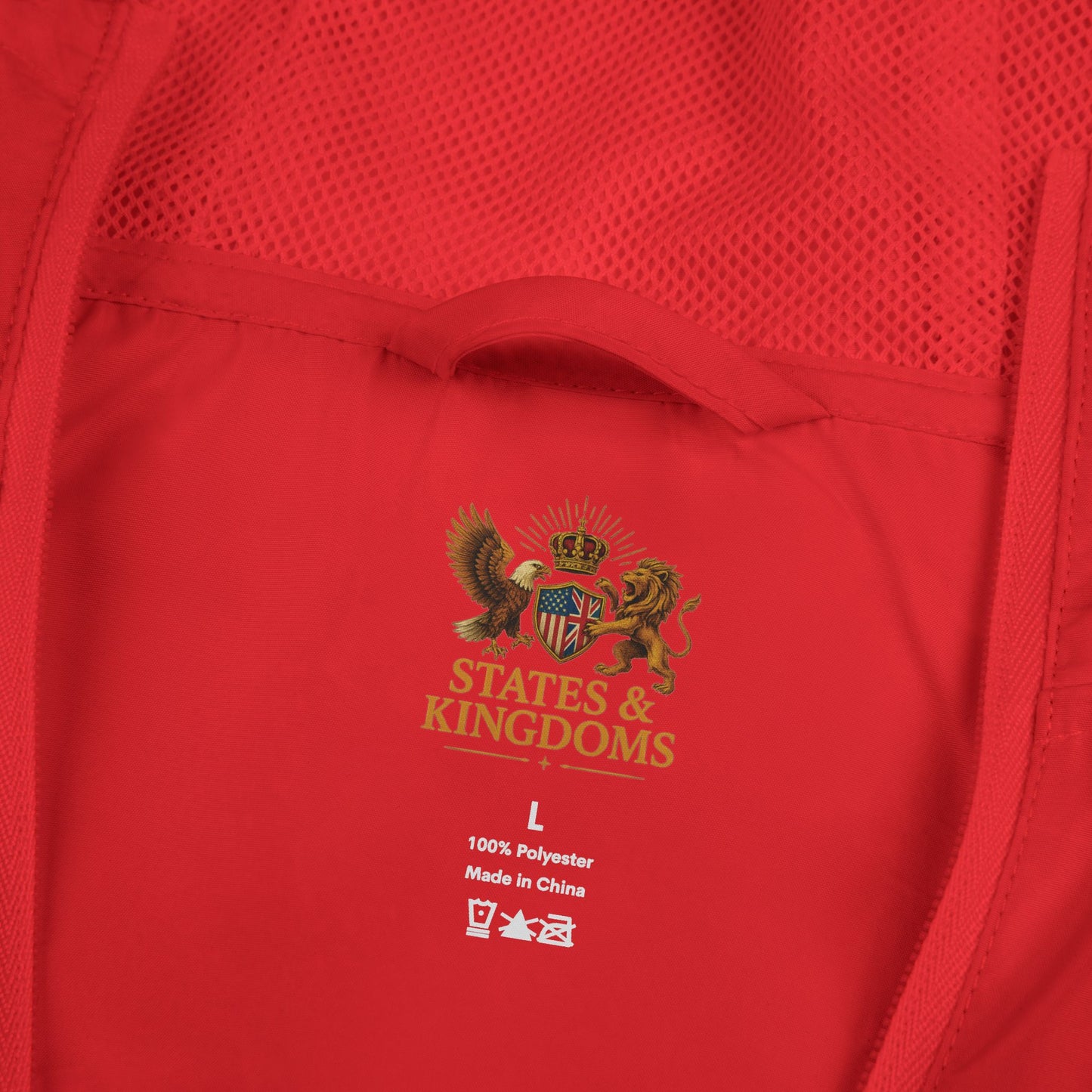 States & Kingdoms Official Logo Windbreaker – Eagle & Lion Cres