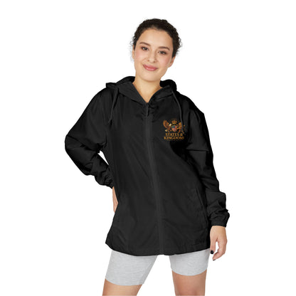 States & Kingdoms Official Logo Windbreaker – Eagle & Lion Cres