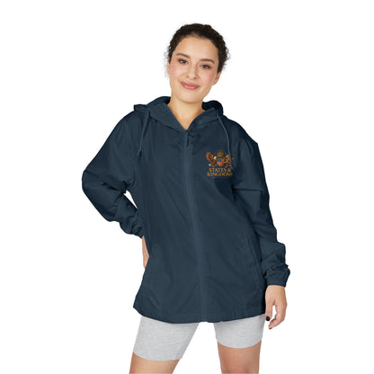 States & Kingdoms Official Logo Windbreaker – Eagle & Lion Cres