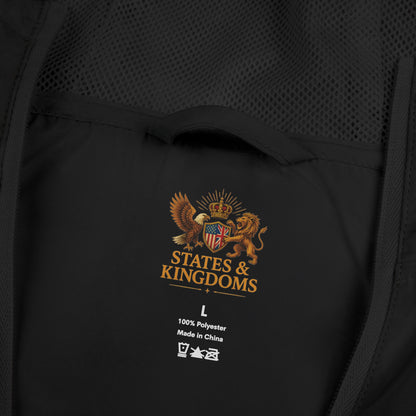 States & Kingdoms Official Logo Windbreaker – Eagle & Lion Cres