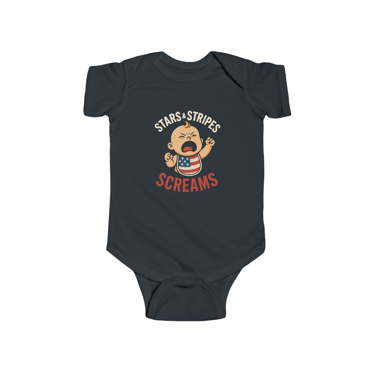 Stars, Stripes & Screams Baby Tee