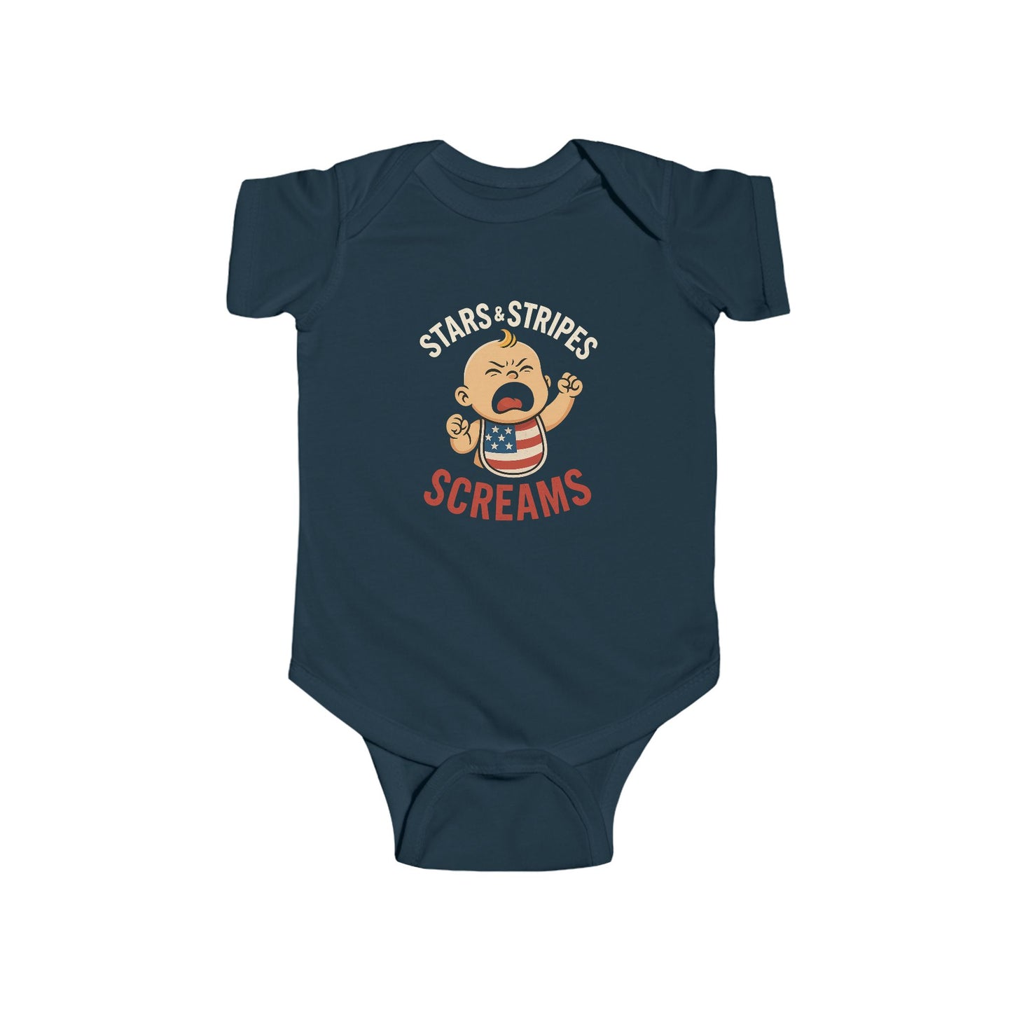 Stars, Stripes & Screams Baby Tee
