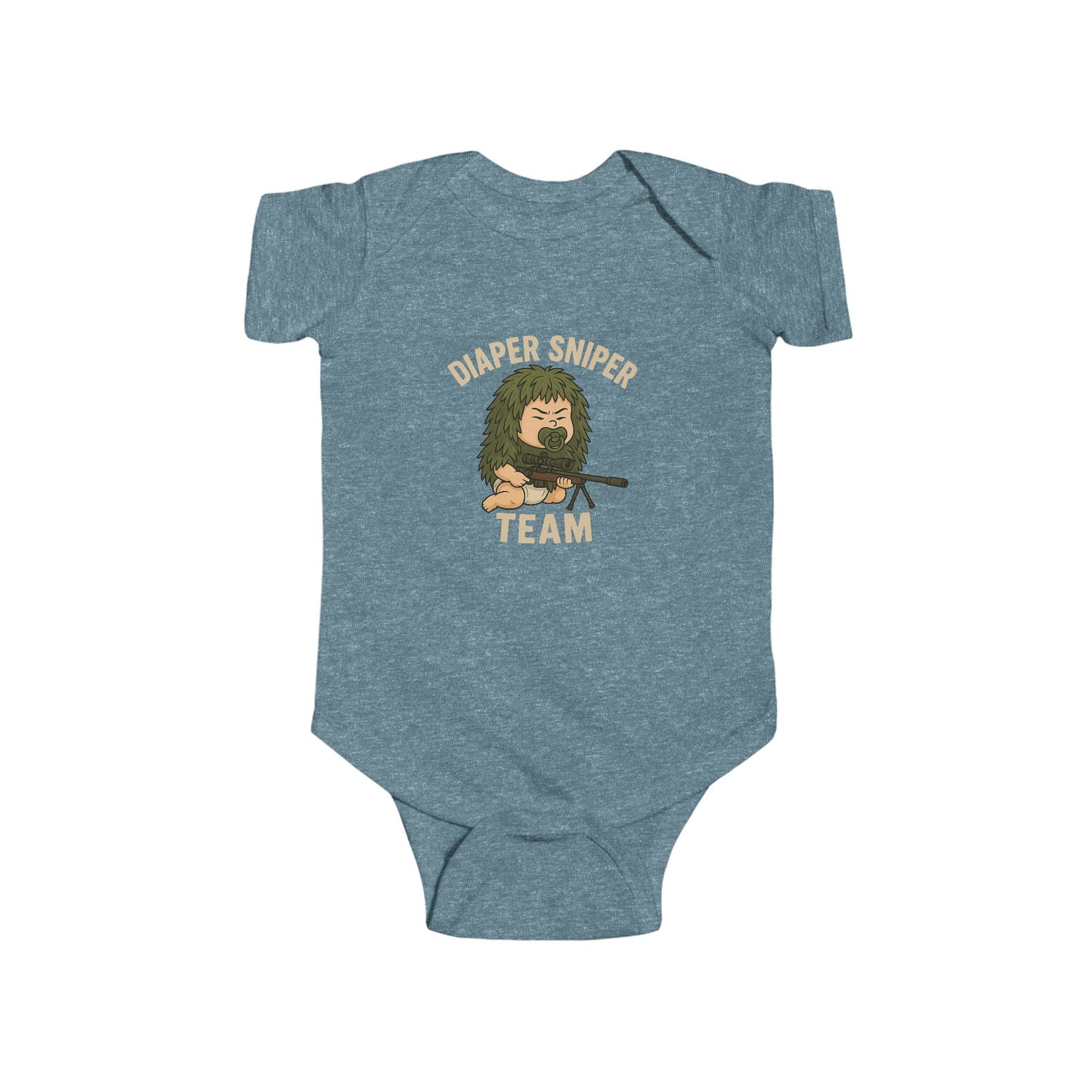 Diaper Sniper Team — Ghillie Baby Edition