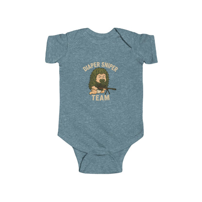 Diaper Sniper Team — Ghillie Baby Edition